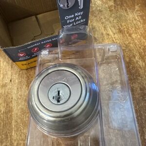 Kwikset  Signature Series Deadbolt, Satin Nickel, 980 15 smt cp k4 v1  99800-123